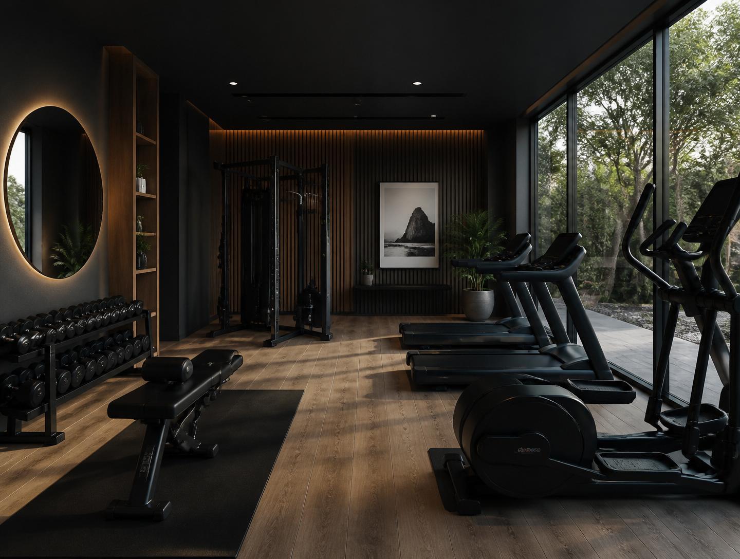 Fully equipped residents' gym